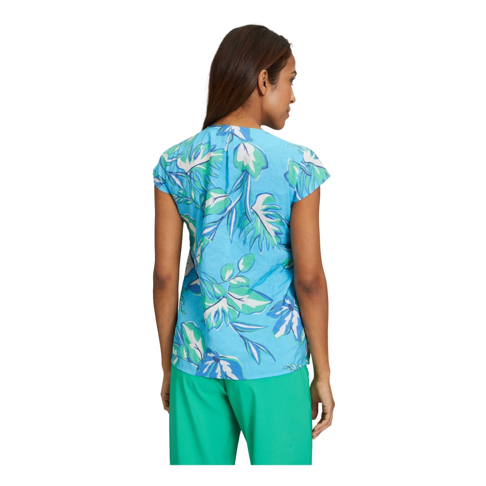 Betty Barclay Moderne Slip-on Blouse met Opstaande Kraag Multicolor Dames