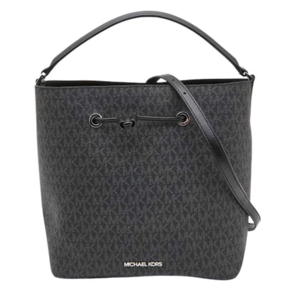 Michael Kors Pre-owned Coated canvas handbags Black Dames