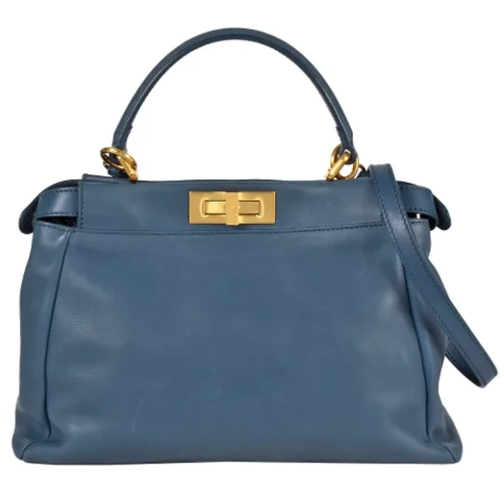 Fendi Vintage Pre-owned Fabric fendi-bags Blue Dames