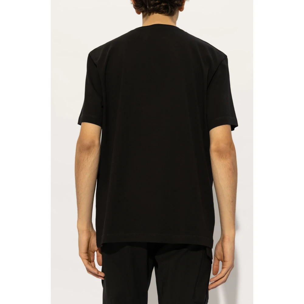 Dsquared2 T-shirt met logo Black Heren