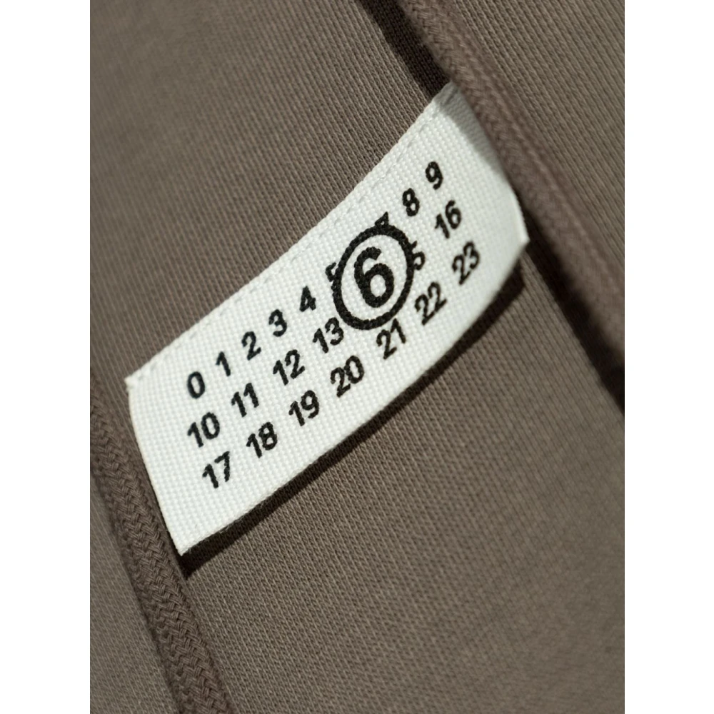 MM6 Maison Margiela Bruine Sweatshirt Ss25 Brown Heren