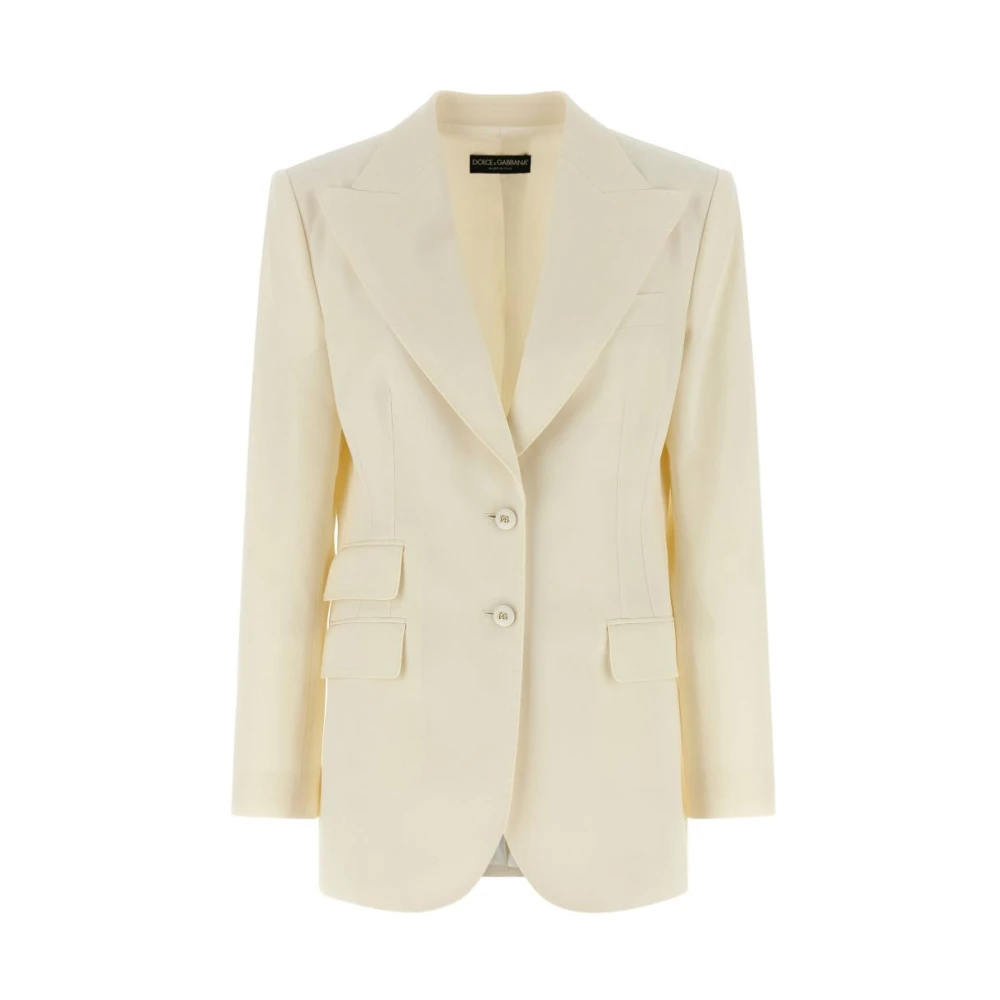 Dolce & Gabbana Beige Blazer - Female - Blazers - S - Jackets