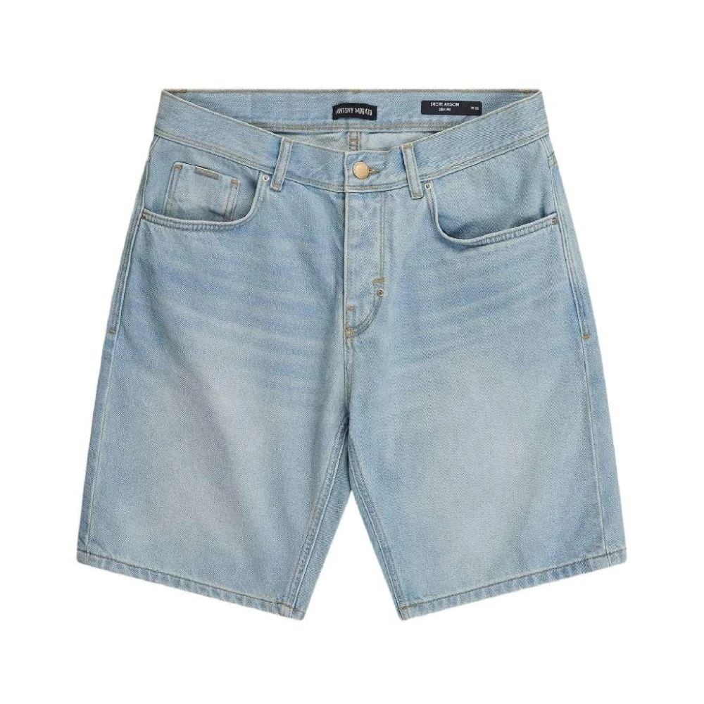 Antony Morato Men's Blue Denim Shorts - Denim Shorts - W33 - Shorts