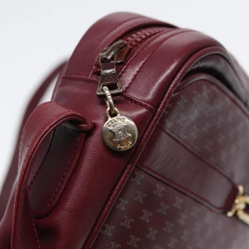 Celine Vintage Pre-owned Leather celine-bags Red Dames