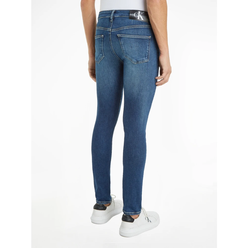 Calvin Klein Skinny Basic Jeans Blue Heren