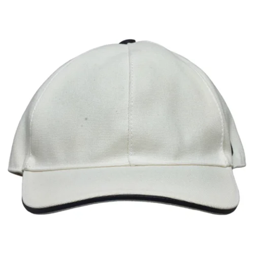 Gucci Vintage Pre-owned Leather hats White Dames