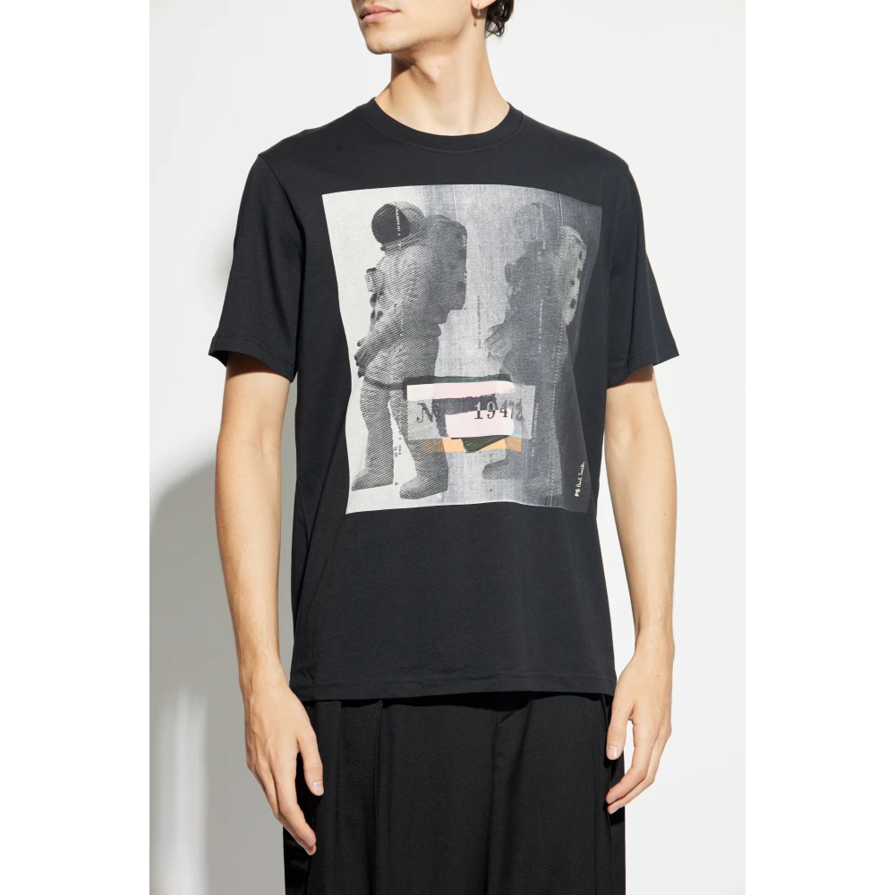 PS By Paul Smith T-shirt met print Black Heren