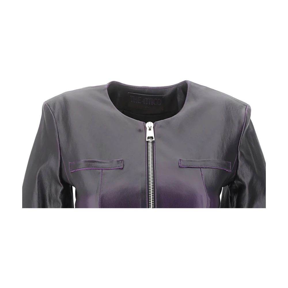 The Attico Klassieke Blazer voor Vrouwen Purple Dames