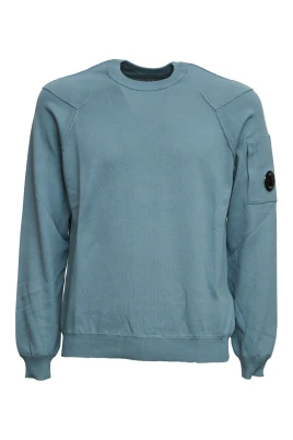 Crewneck Lens Pocket Sweater