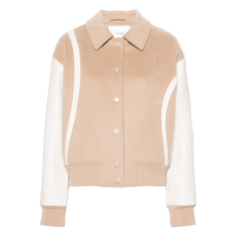 Axel Arigato Bay Varsity Jacket Beige, Dam