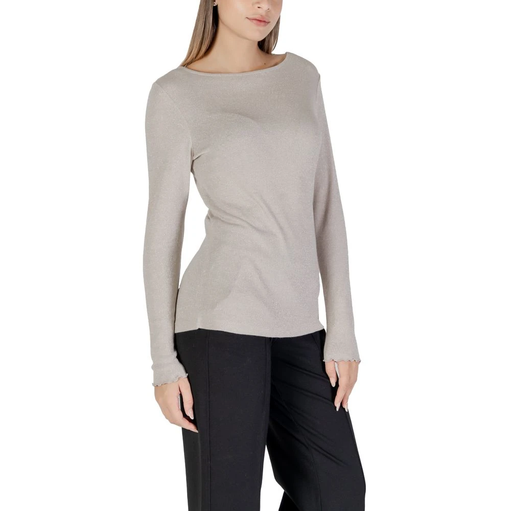 Street One Beige Viscose Top & T-Shirt Beige Dames