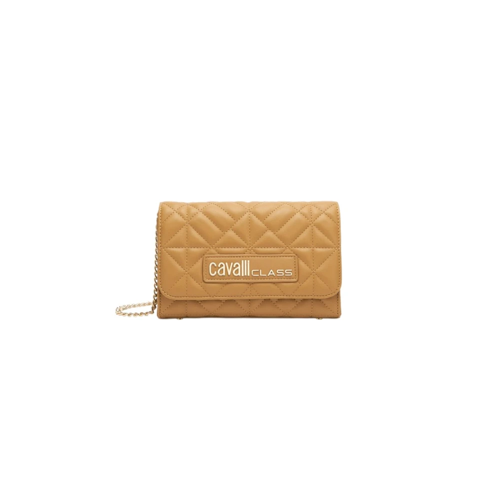 Roberto Cavalli Women's Light/Brown Bag With Cavalli Class Chain Shoulder Strap - Woman Bags - Image 2