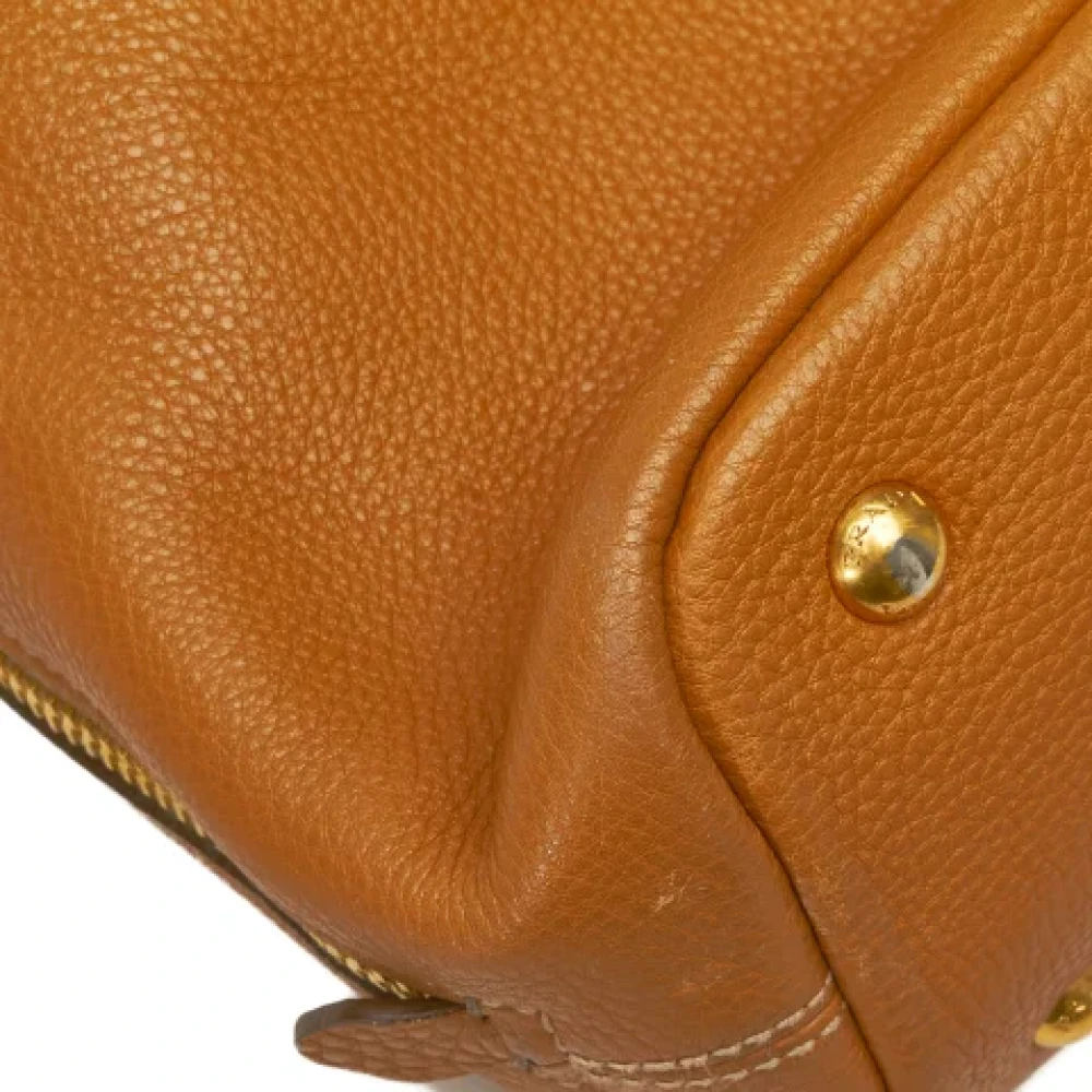 Prada Vintage Pre-owned Leather totes Brown Dames
