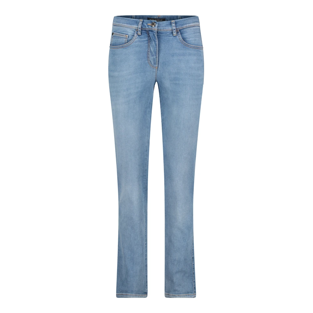 Betty Barclay Slim Fit Stretch Broek Blue Dames