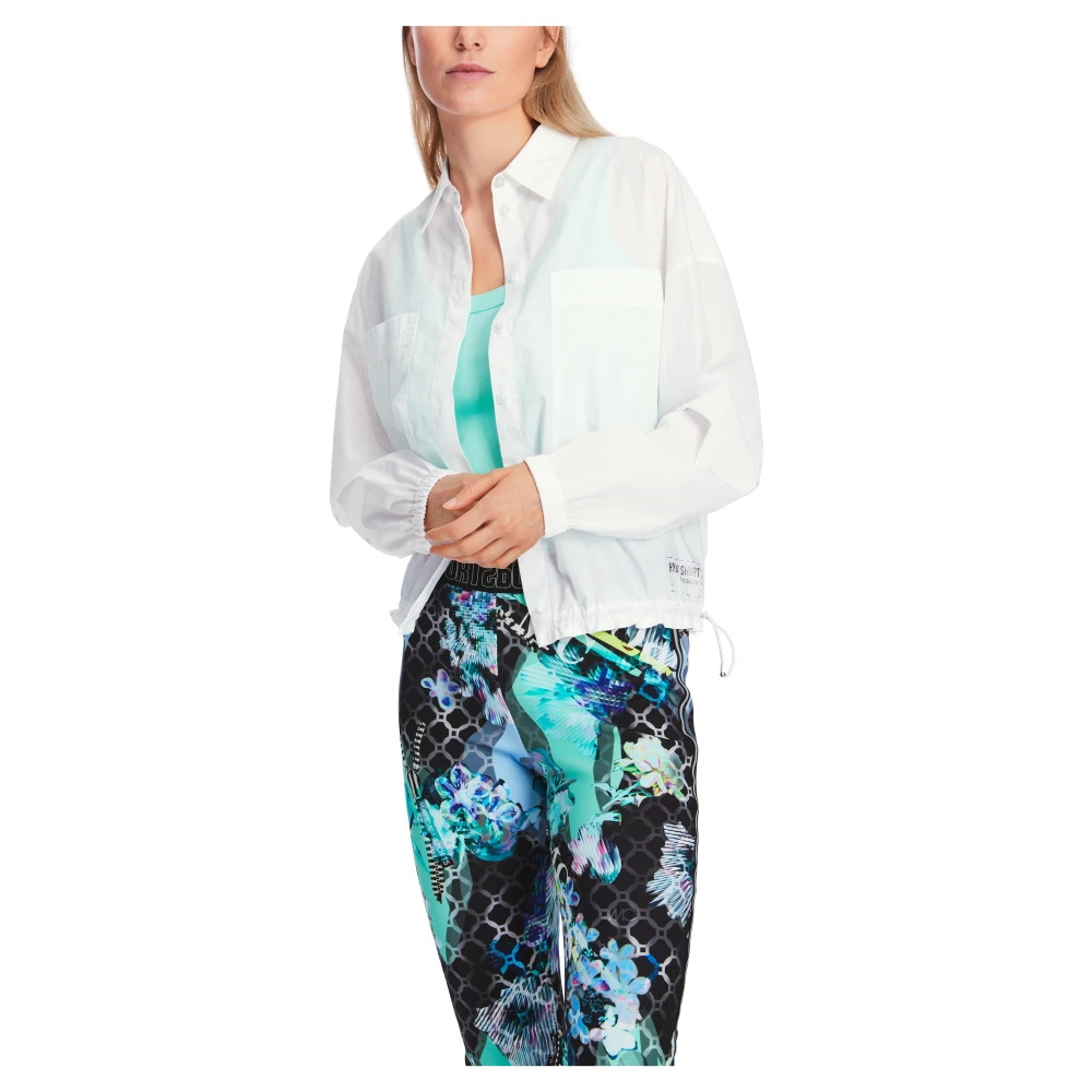 Marc Cain Biologisch Katoenen Blouse White Dames