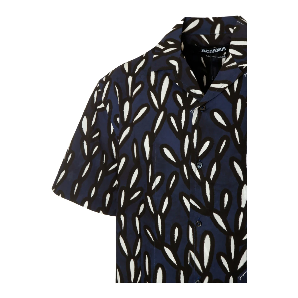 Jacquemus Denim overhemd met knoopsluiting Multicolor Heren