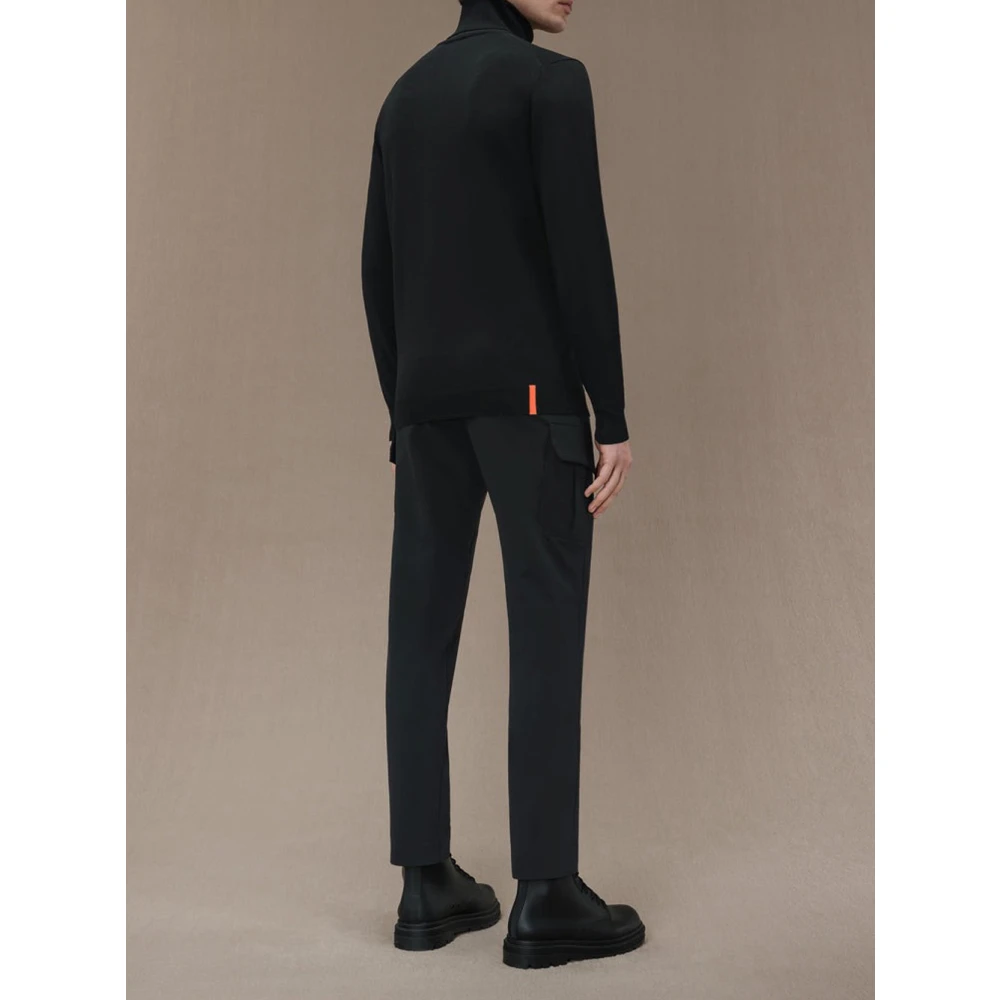 RRD Zwarte Coltrui Gebreide Trui Black Heren