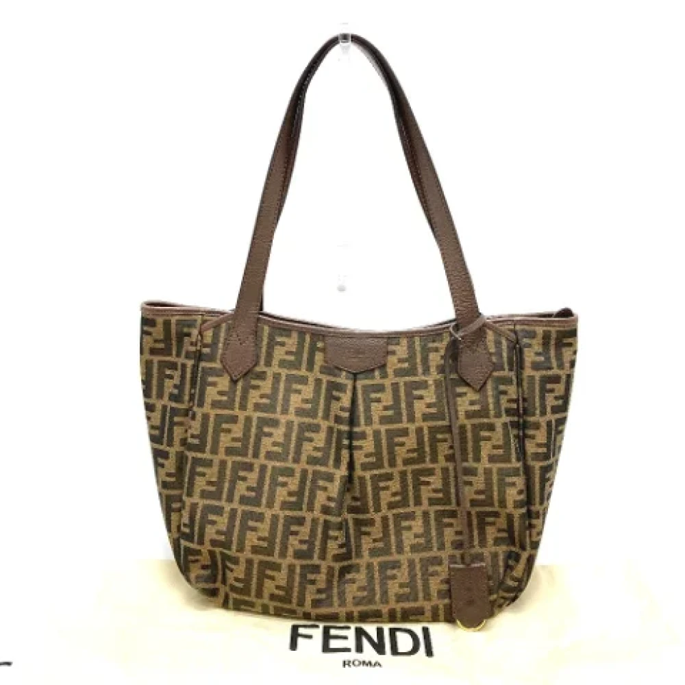 Fendi Vintage Pre-owned Leather fendi-bags Brown Dames