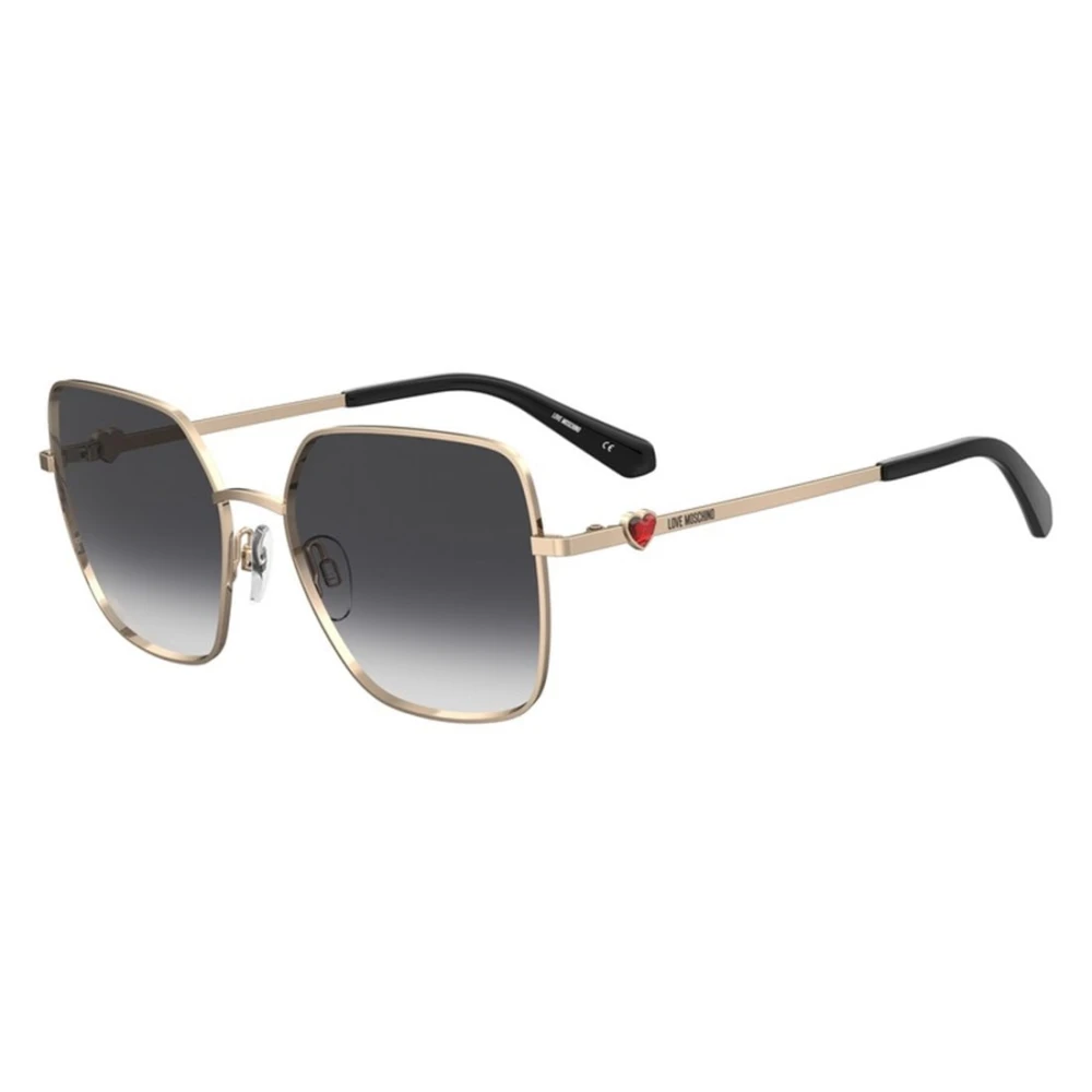 Love Moschino Women's Yellow Sunglasses, 56 Mm, Metal Sunglasses