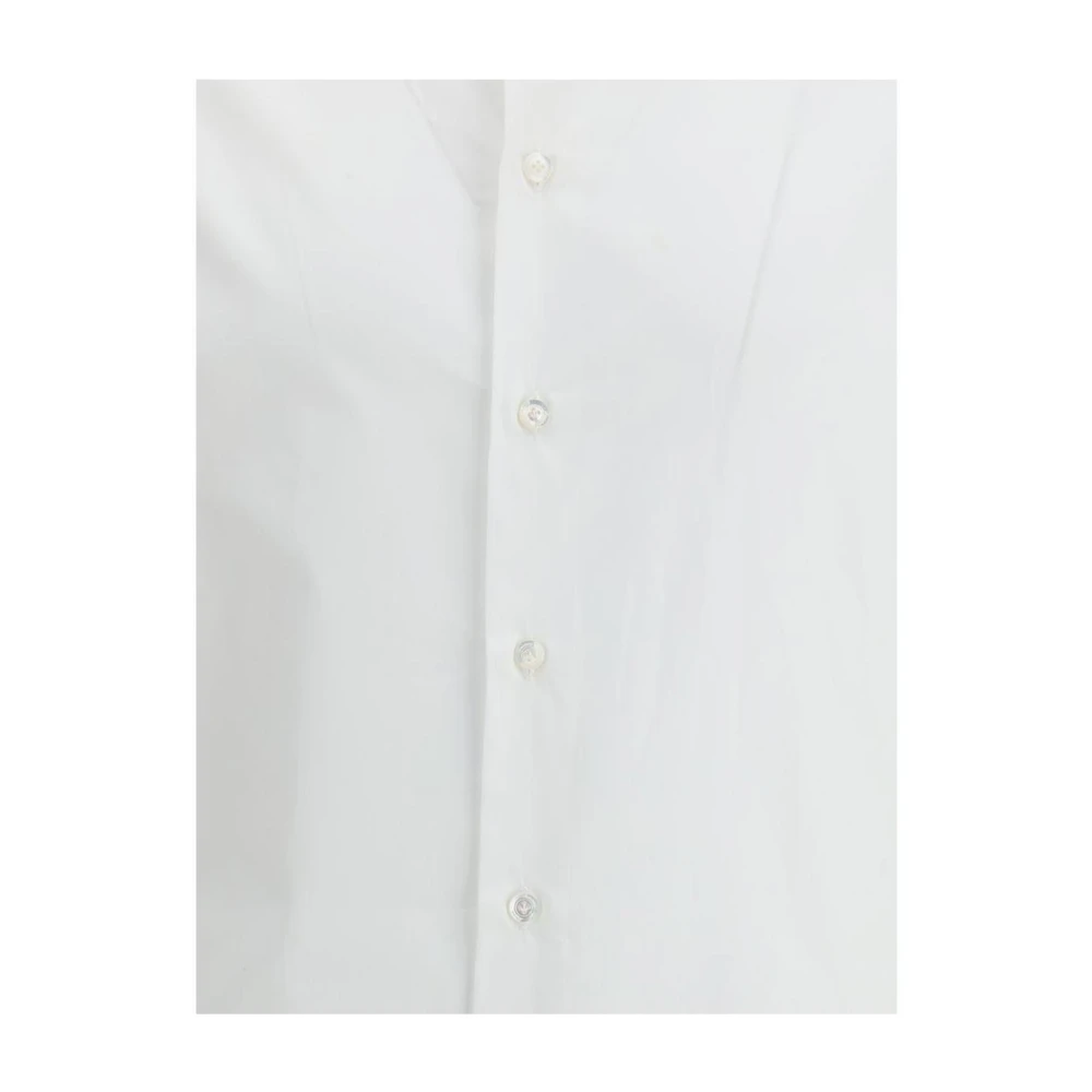 Finamore Overhemd met Omkeerbare Kraag White Heren