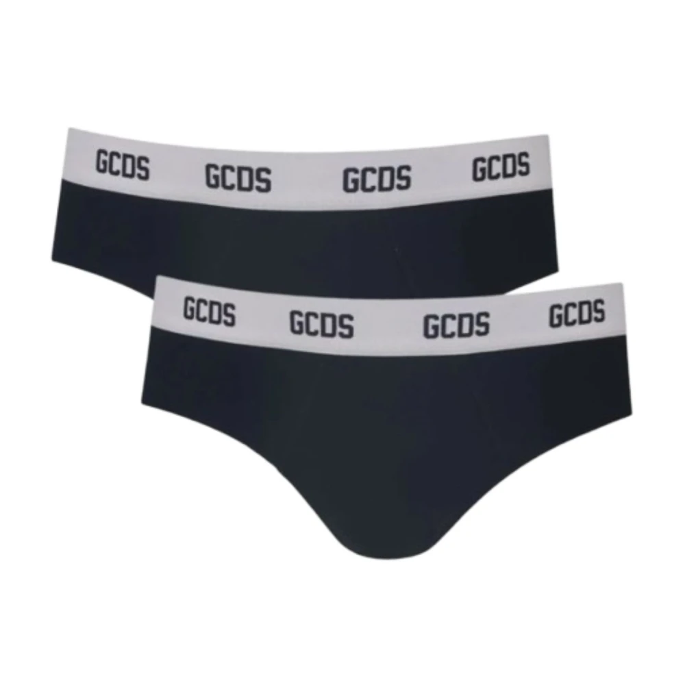 Gcds Heren Essentials Briefs 2-Pack Black Heren