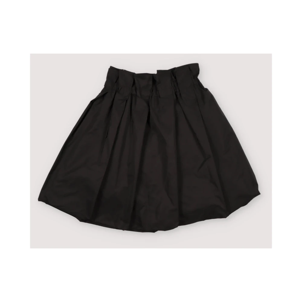 The New Society Zwarte Ballon Mini Rok Black Dames