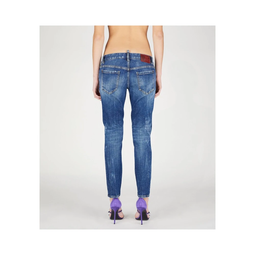 Dsquared2 Jennifer Skinny Jeans Blue Dames