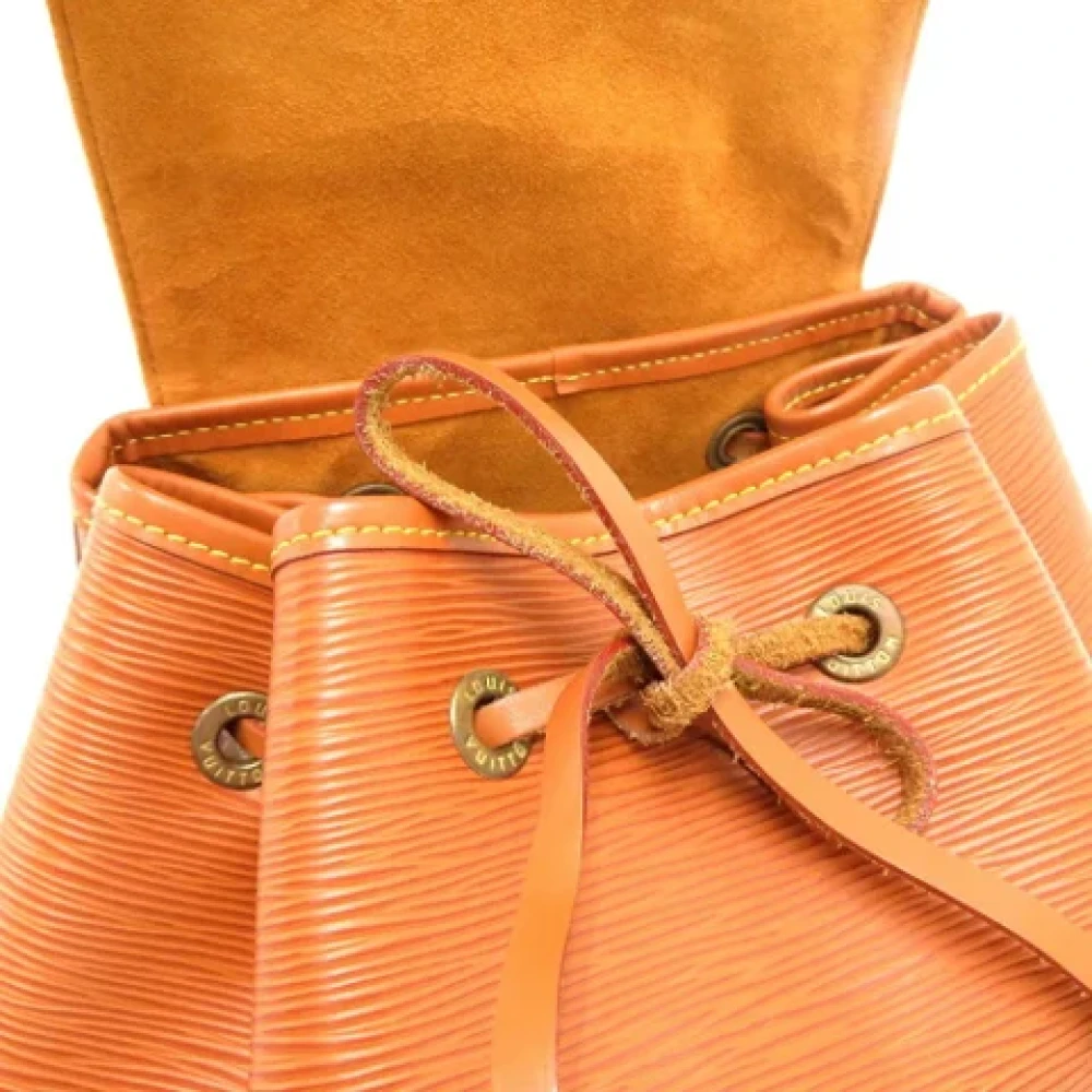 Louis Vuitton Vintage Pre-owned Leather backpacks Brown Dames