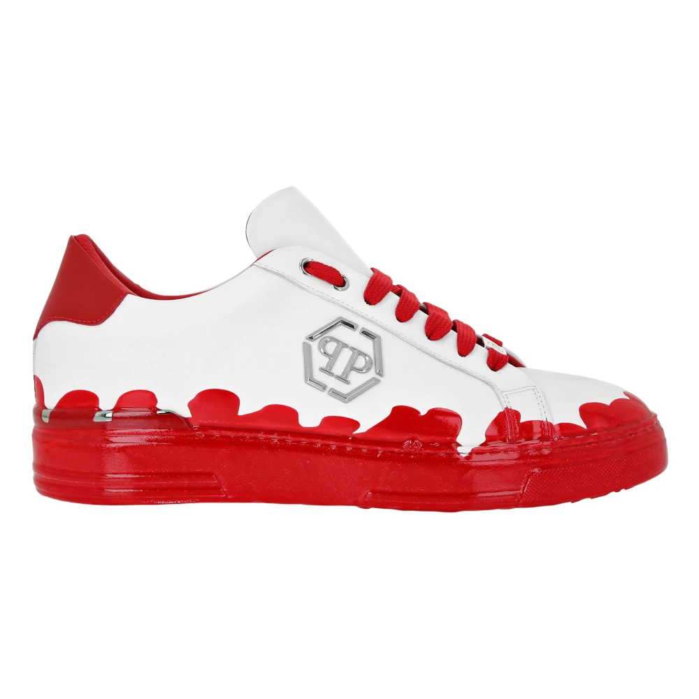 Philipp Plein Lo-Top Sneakers Carson unisex Schoenen Wit