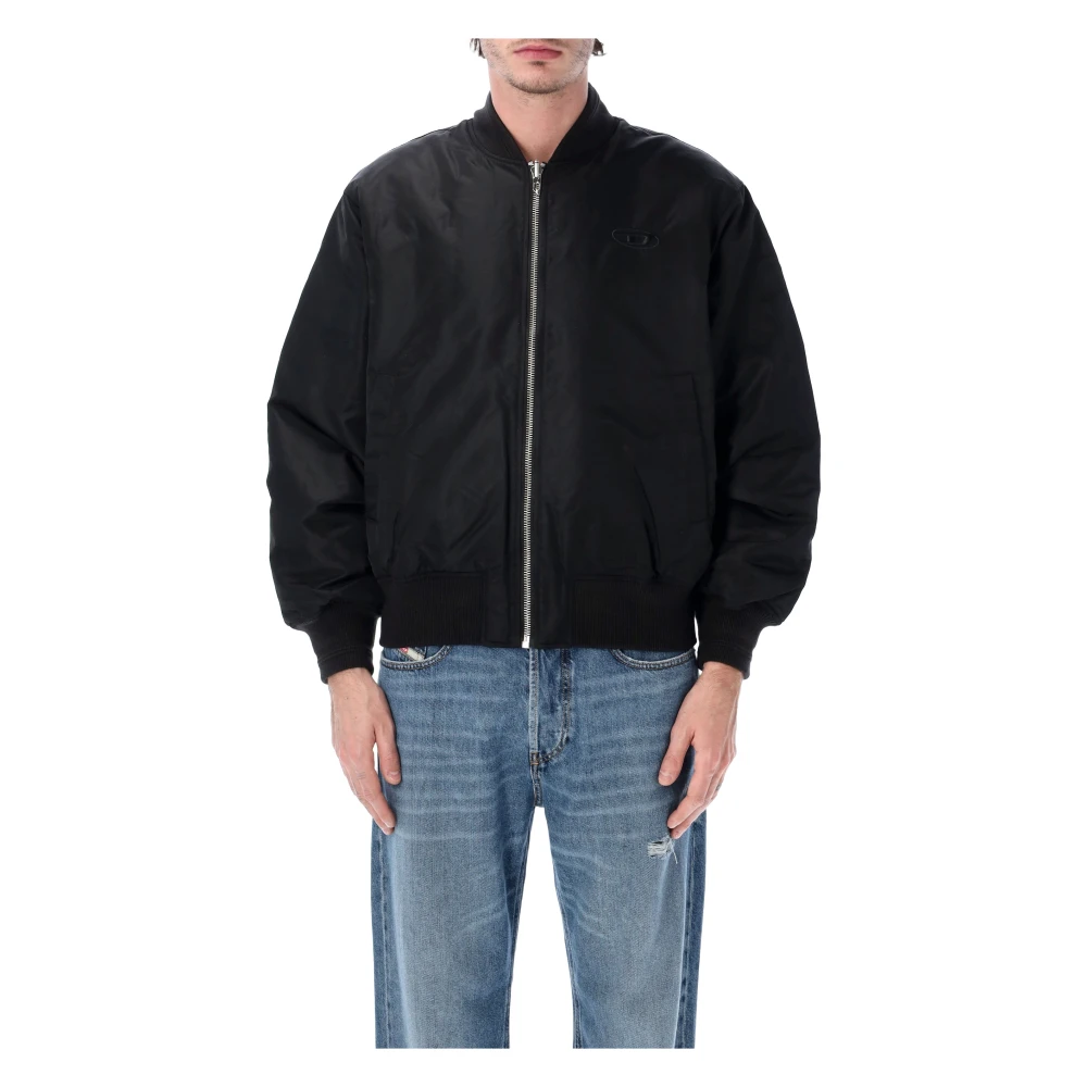 Diesel Men's Black W-Type D1 Bomber