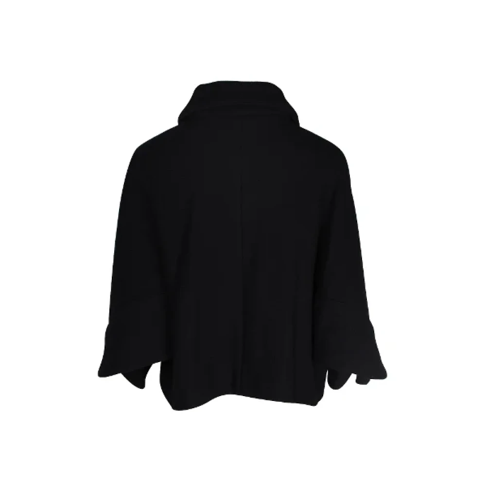 Marni Pre-owned Wool outerwear Black Dames