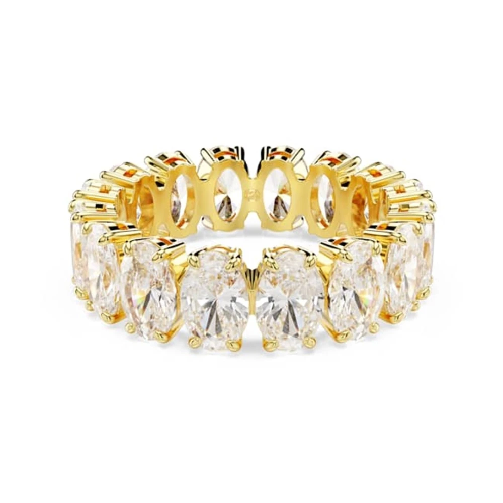 Swarovski - Matrix Ring Mit Kristall - Accessories - Damen - Gelb - 57 Mm - Image 4