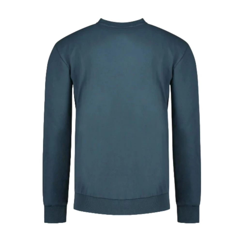 Superdry Travel Postcard Grafische Sweater Blue Heren