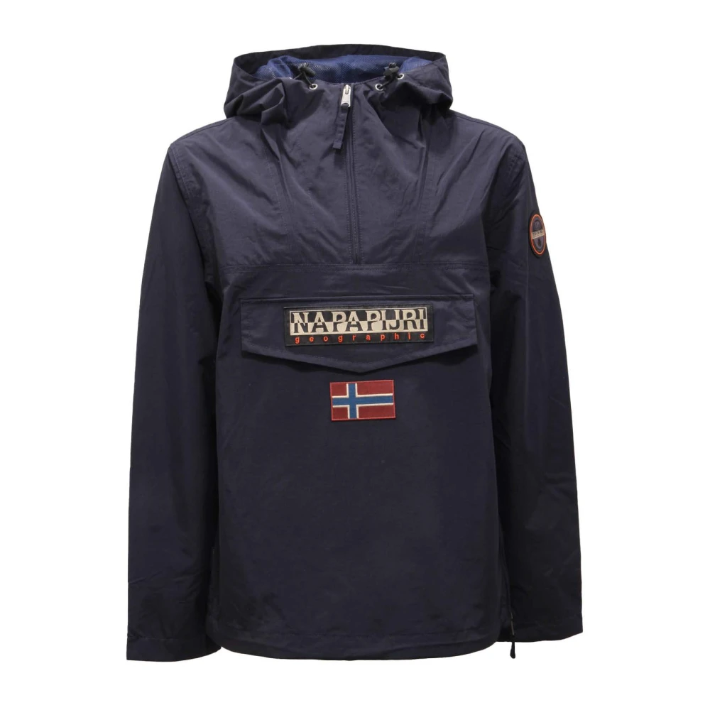 Napapijri Summer Rainforest Jacket Blue Regular Fit - Male - Winter Jackets - Blue - S - Jackets