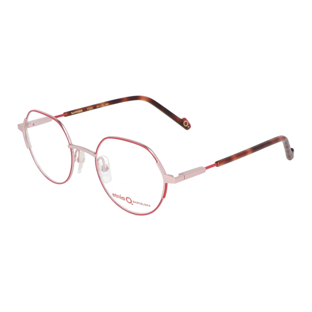 Etnia Barcelona Ronde Metalen Frame Bril Sapphire Pink Unisex