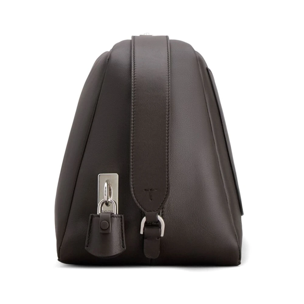 TOD'S Bruine leren polsbandtas Brown Dames
