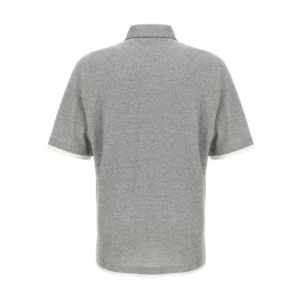 BRUNELLO CUCINELLI Stijlvolle T-shirts en Polos Gray Heren