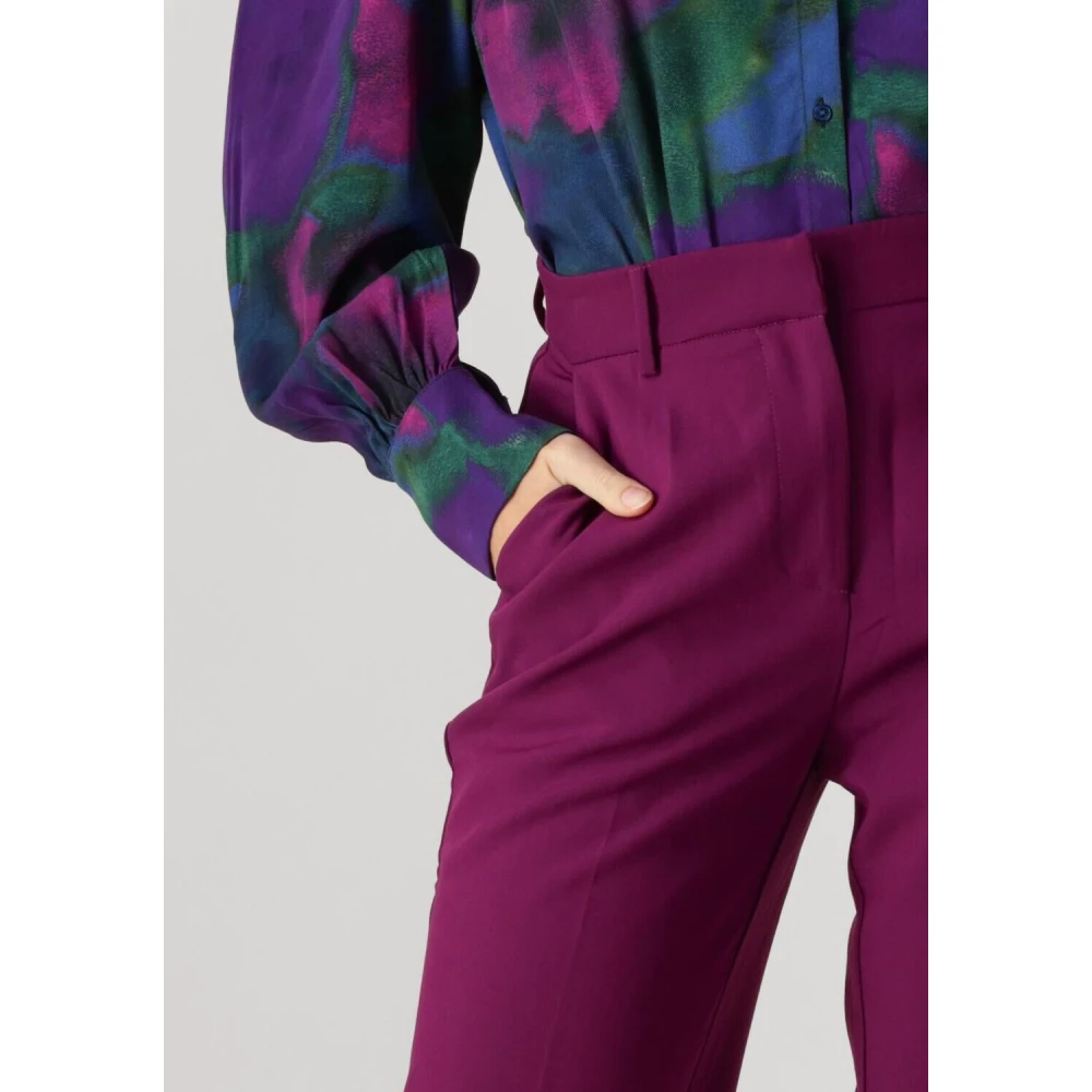 Freebird Paarse Lolani Broek voor Vrouwen Purple Dames