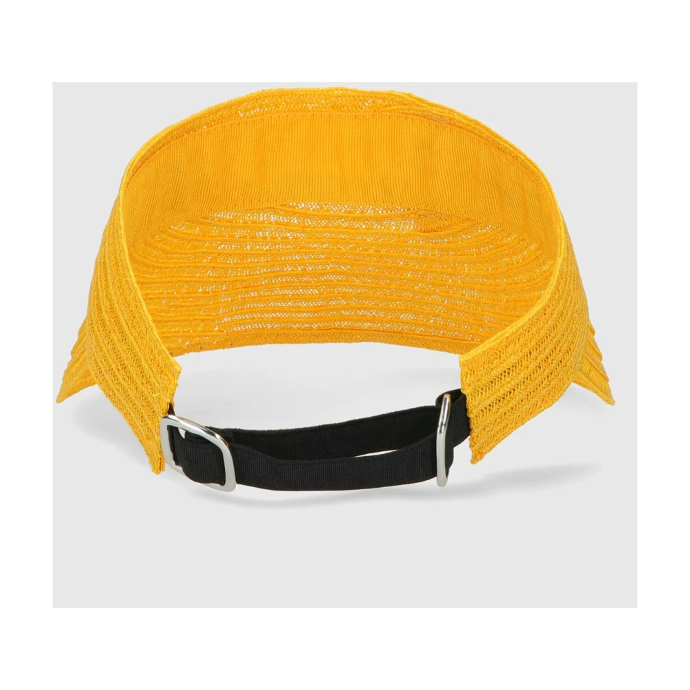 Borsalino Gevlochten Hennepklep voor Zomeravonturen Yellow Dames