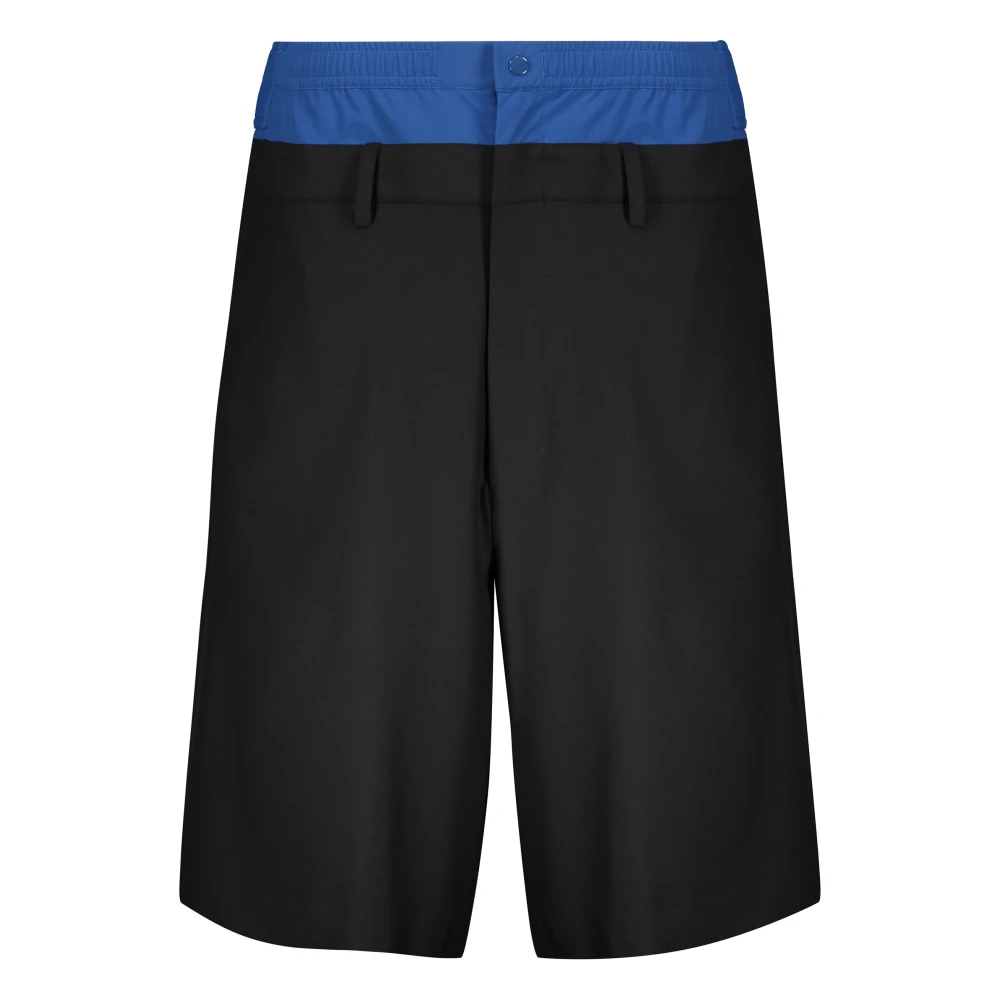 Ambush Contrast Elastische Taille Bermuda Shorts Black Heren