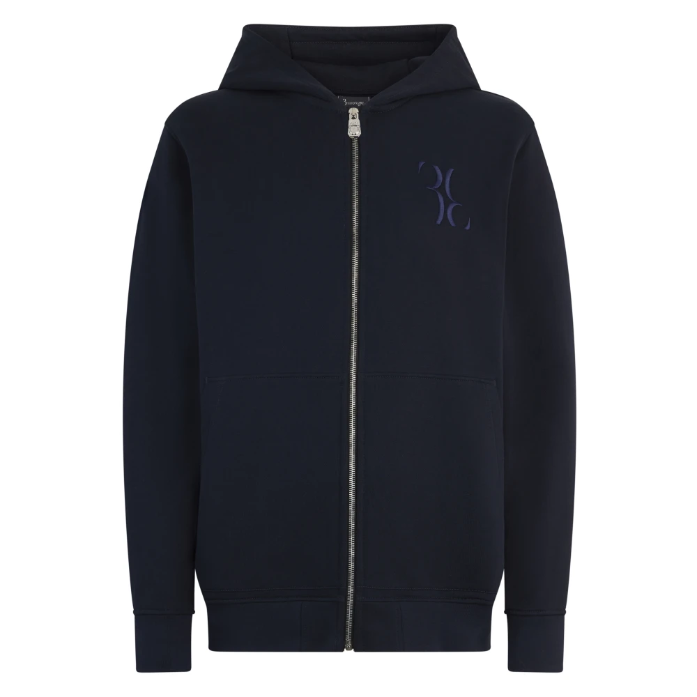 Billionaire Uomo Blu Felpe, 2XL, New,