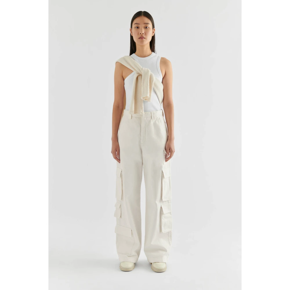 Axel Arigato Roam Cargo Jeans Beige Dames