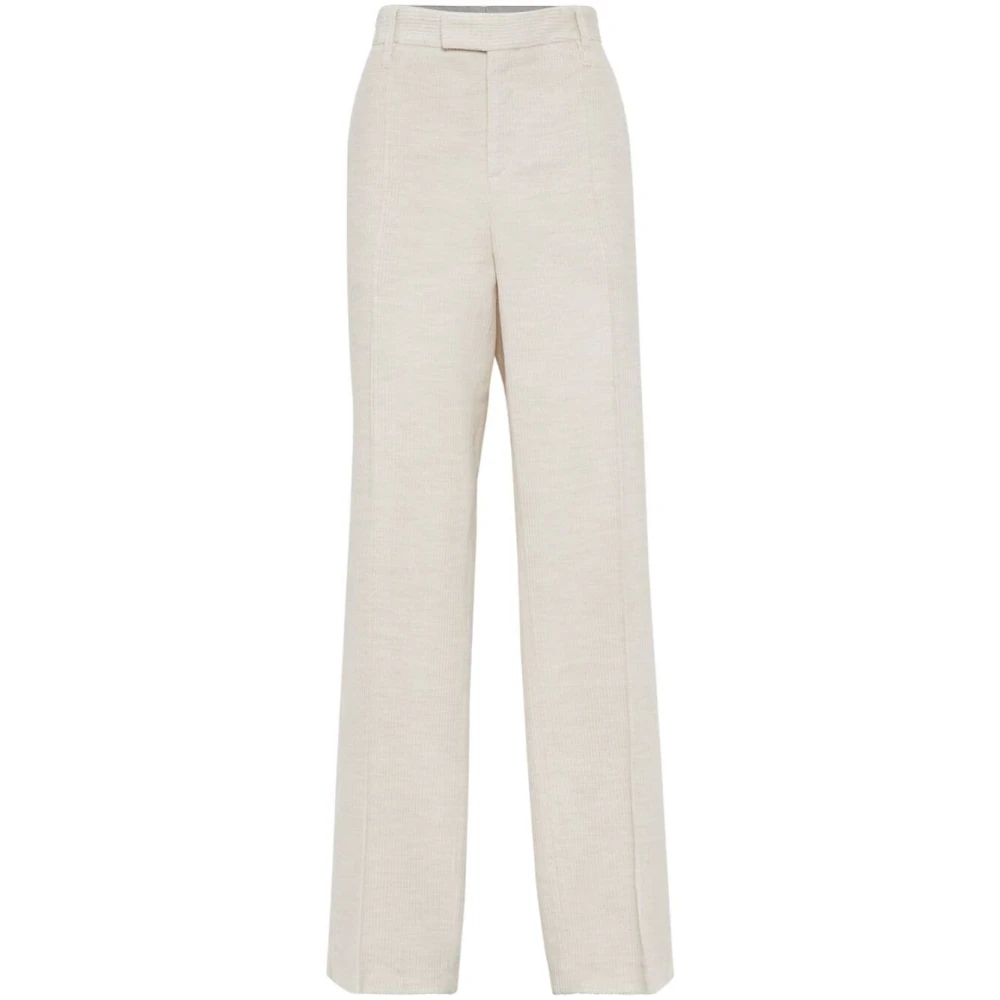 Trousers > Wide Trousers - - Brunello Cucinelli - Modalova