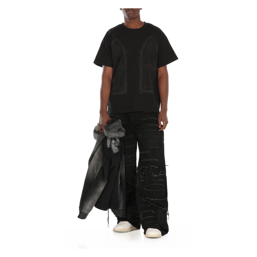 Who Decides War Zwarte Oorlog T-shirt met Logoprint Black Heren