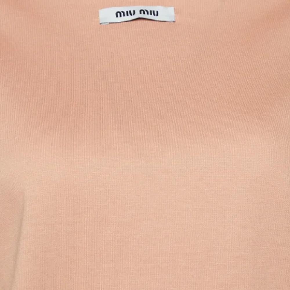 Miu Pre-owned Cotton tops Pink Dames