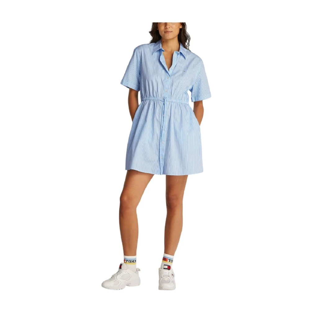 Tommy Hilfiger Women's Blue Mini Stripe Dress