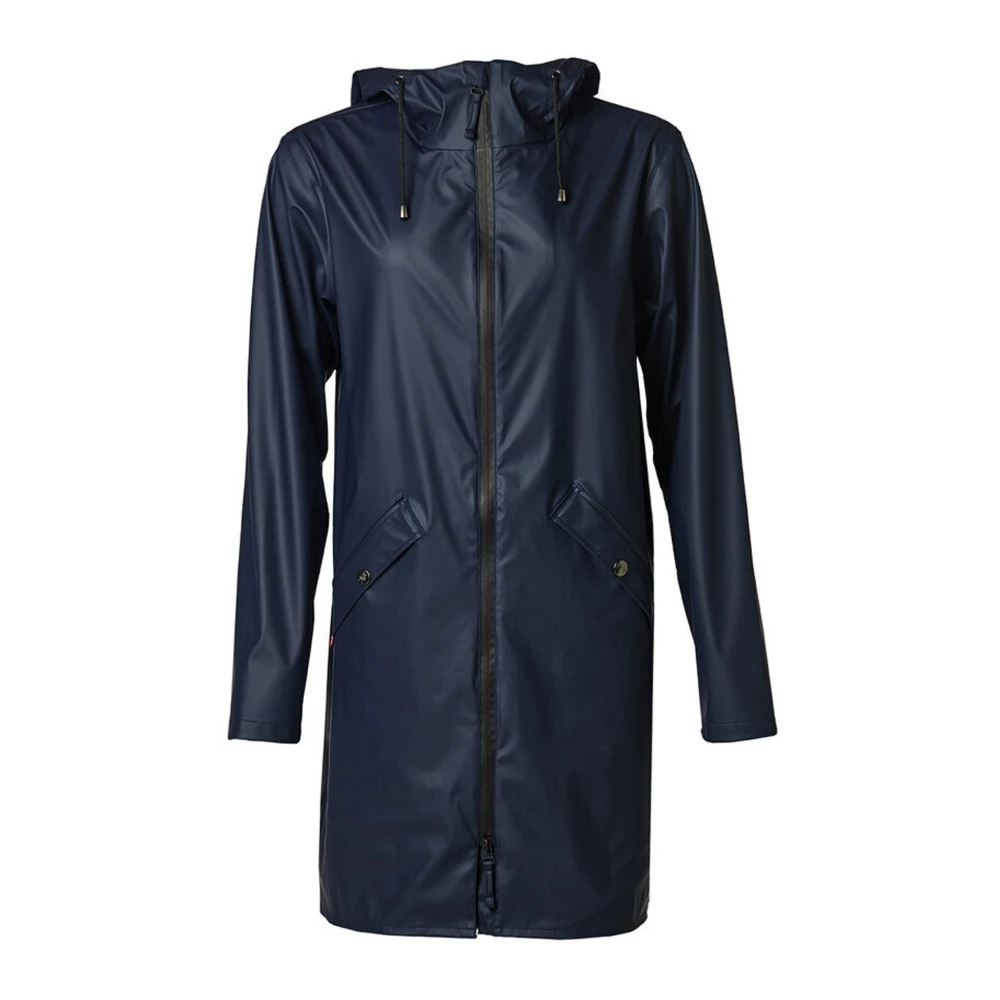 Danwear Stijlvolle regenjas met capuchon Blue Dames