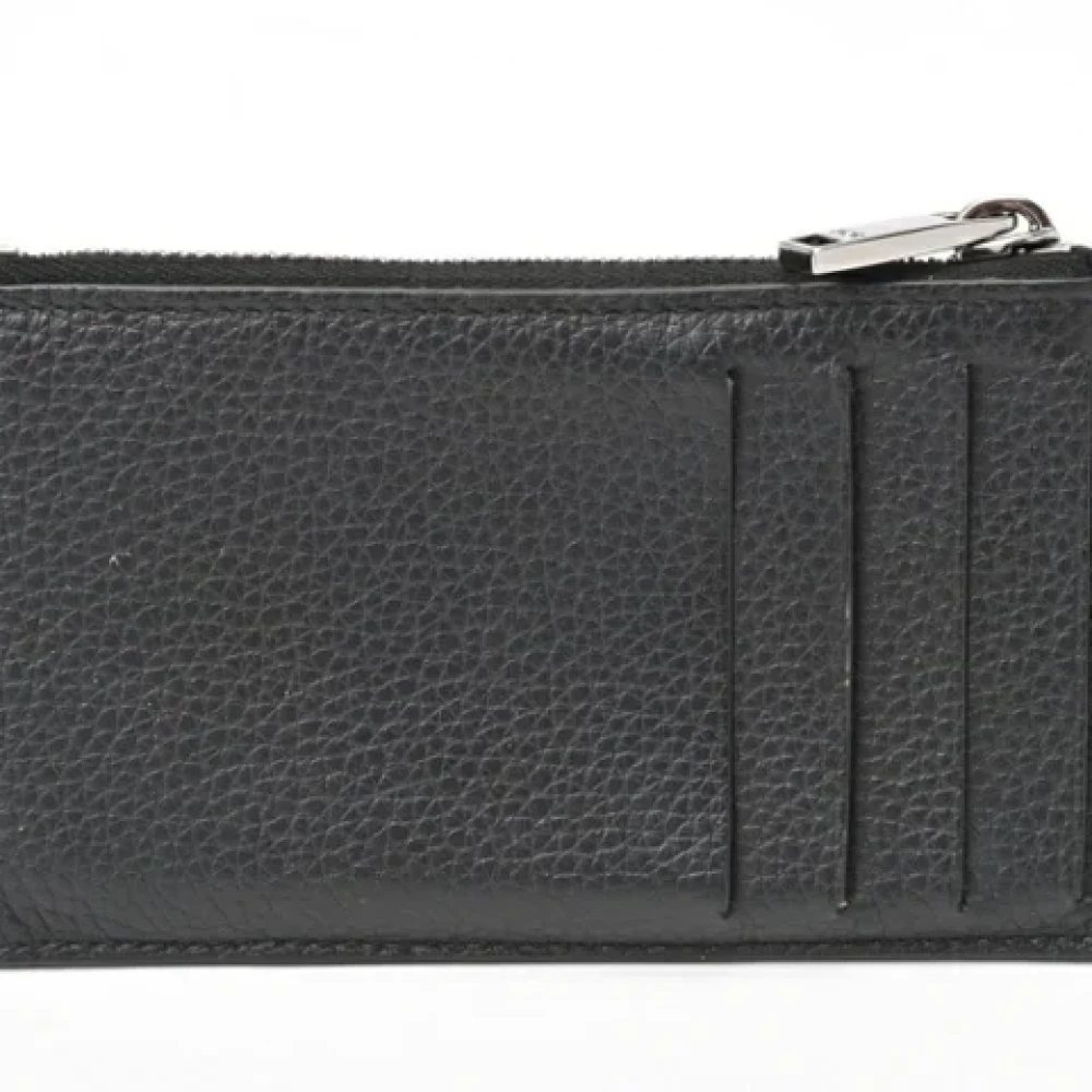 Dior Vintage Pre-owned Leather home-office Black Dames