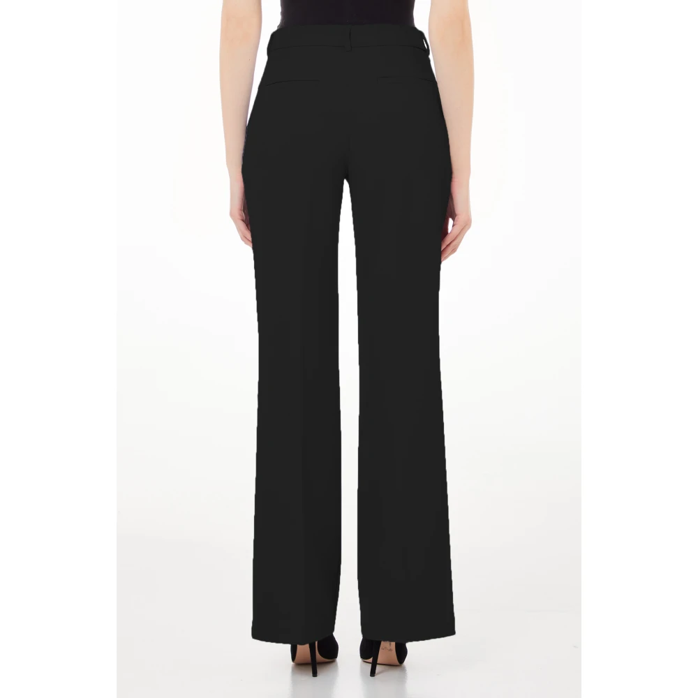 Liu Jo Flare Leg Broek Black Dames