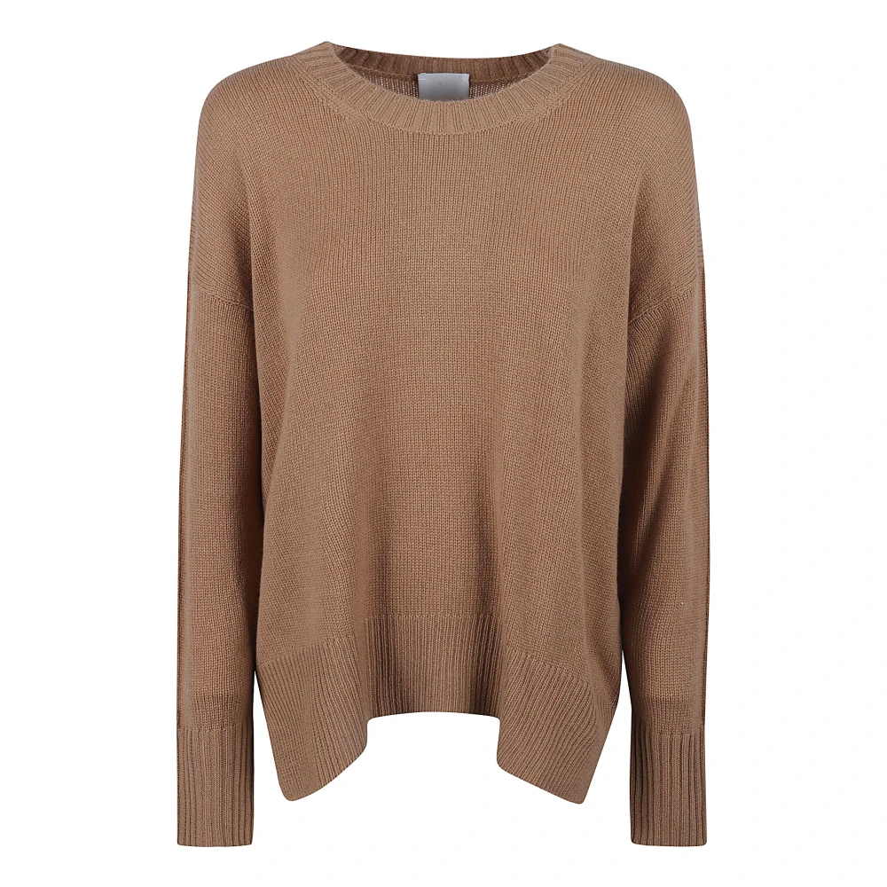 Allude Lyxig Orange Cashmere Tröja Brown, Dam